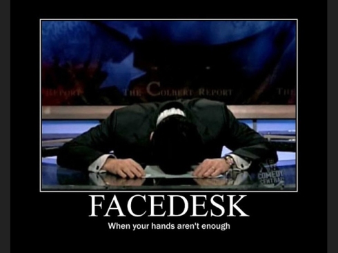 Colbert Facedesk